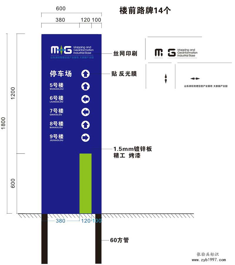 園區停車場導視牌圖片